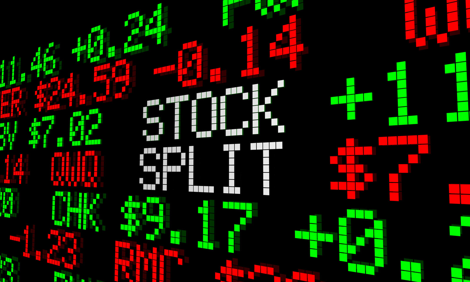 emc stock splits
